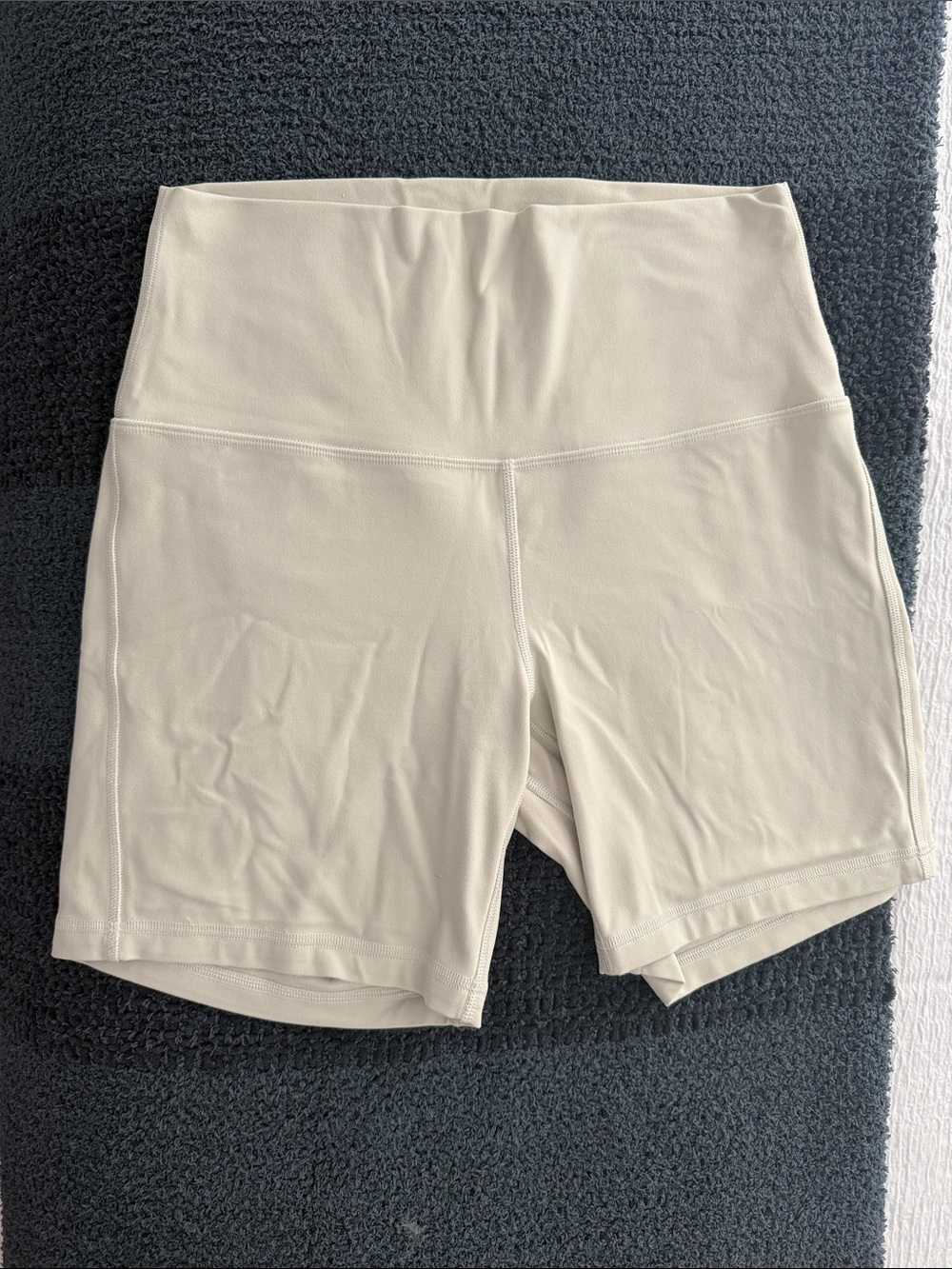 lululemon athletica Cream Bike Shorts